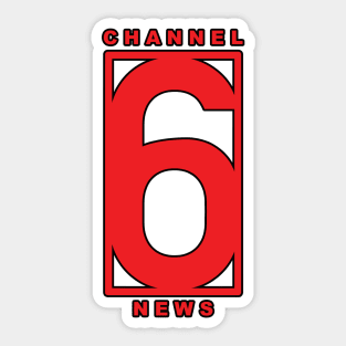 Channel 6 news - New York Sticker